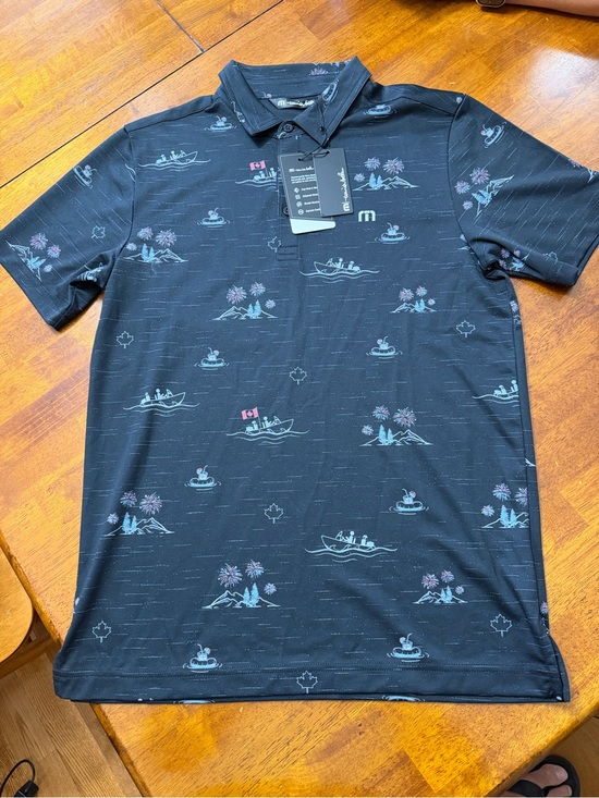 Travis Mathew Other - Brand New Travis Mathew CANADA Lake Break Polo Shirt Men’s Size Small MSRP $120